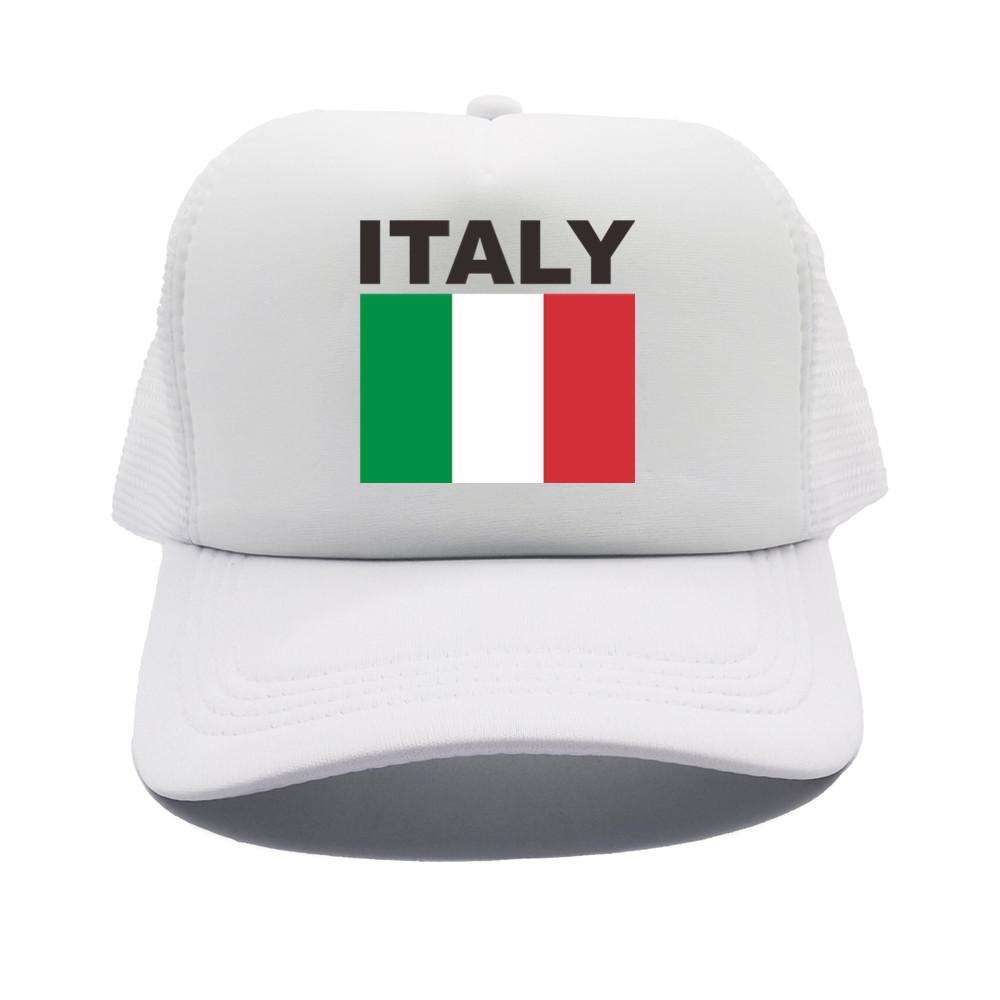 Italia Italy Italian Flag Trucker Cap Summer Unisex Cool Dad Hat Baseball Caps Unisex Outdoor Mesh Net Caps