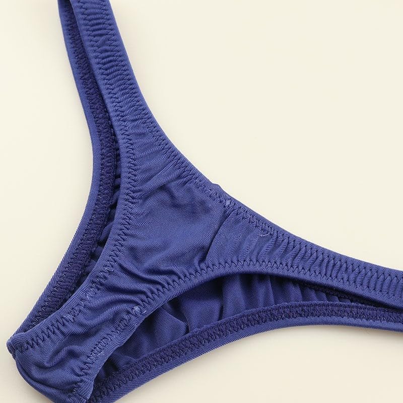 La Pomme Микро Мини Бикини Сделано из MFS Белые Мужские Шорты, Ткань, Ультра-Маленький, Низкая Посадка Т-образная Спинка Бикини,