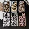 Роскошный чехол с леопардовым принтом для iPhone 16 Pro, покрытие Bling Diamonds, чехол Funda для iPhone 16 Pro Max 16Plus 15 14 13 12 11 Shell