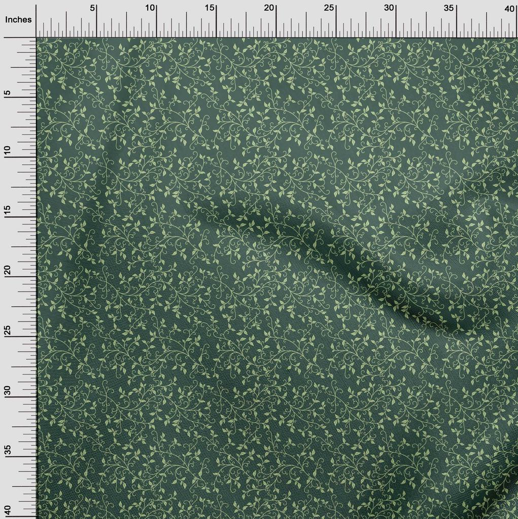 oneOone Ткань Cotton Flex Dark Teal Green, азиатская цветочная ткань для шитья, по ярдам, напечатанная своими руками, швейные принадлежности, 40 дюймов