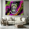 PAOK Wall Tapestry Aesthetic Wall Hanging Printed Fabric Blanket Decorative Tapestries for Bedroom Living Room Home Decor
