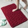 Bathroom Carpets Bathtub Non-slip Floor Rug Cobblestone Embossed Bath Mat Doormat