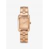 Monroe Square Metal Watch Mko1032622 Rose Gold