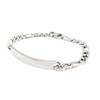 Les Trésors De Lily [J0992] - Silver 'Identity' Steel Curb Chain - 21 Cm 6 Mm