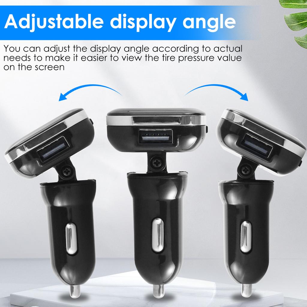 Система контроля давления в шинах TPMS Беспроводная система контроля давления в шинах в реальном времени с 4 внешними датчиками и 6 режимами сигнализации