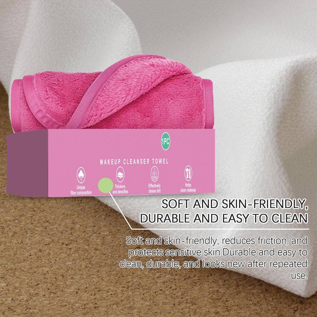 Microfiber Makeup Remover Cloths For Removing Makeup , Makeup Remover Cloth, Make-up Removal And Cleaning With  Water.