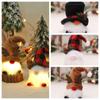 Rudolph Gnome Glowing  Doll Lattice Hat Faceless Gnome Doll Creativity Santa Elf Doll  Home Decor
