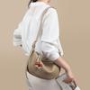 Bag Women'S Bag Leather Shoulder Messenger Bag Fashion Versatile Light Luxury Niche High-End Dumpling Bag
