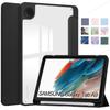 Acylic Transparent Back Tablet Cover for Samsung Galaxy Tab A9 8.7 Inch 2023 Shockproof Case S9 Plus 11" Pencil Holder Funda