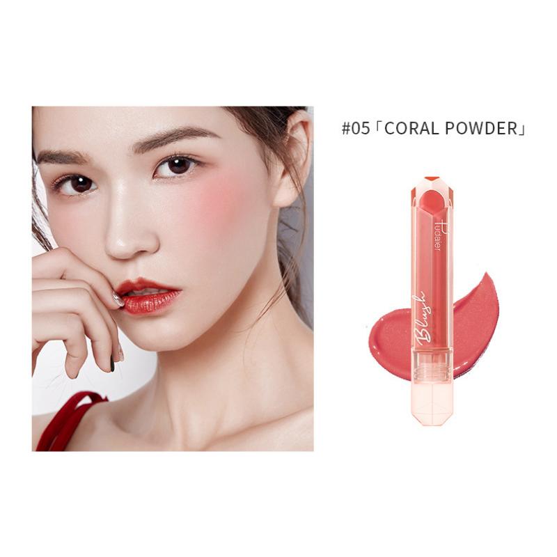 Pudaier Soft Mist Matte Liquid Blush Natural Repair Rouge Powder Монохромный телесный макияж Румяна-стик