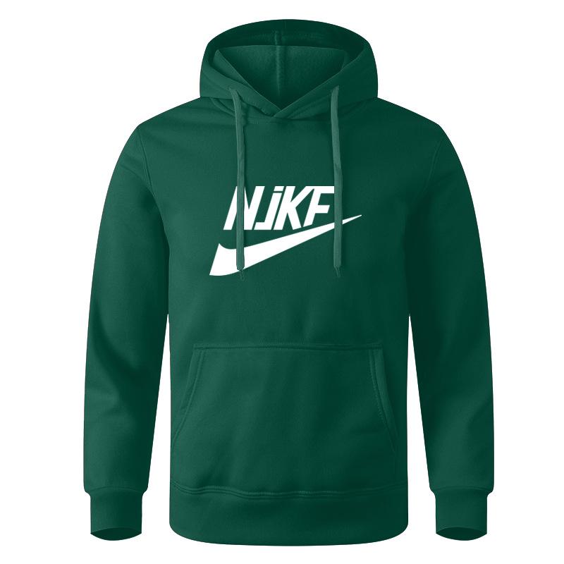 New men's and women's autumn and winter fleece hoodie jacket NjKF mother print foreign trade leisure sports hoodie trendy men's