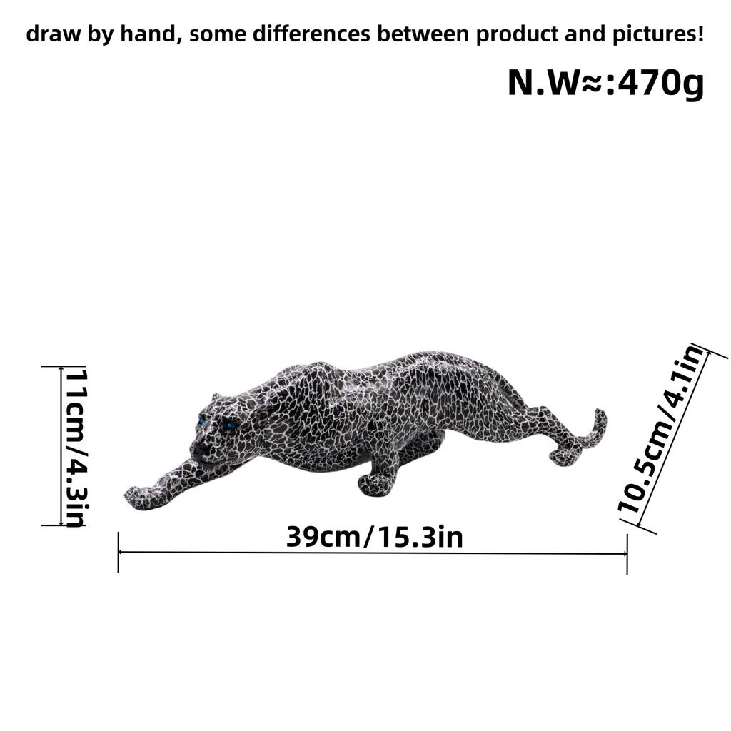 Творческие поделки из смолы Леопардовые украшения Домашний офис Винный шкаф Украшения Красочные украшения жираф