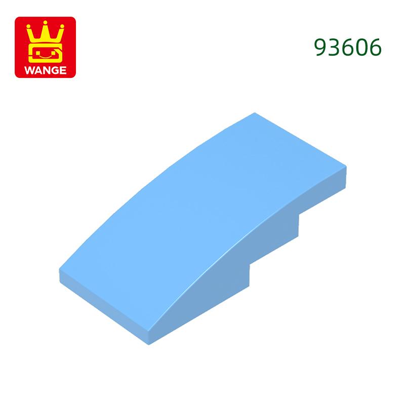 Нетоксичный 67 шт./лот 93606 Наклонный изогнутый блок 4x2 Moc Цветные аксессуары Совместимые с Brick DIY Детская игрушка Детали для сборки
