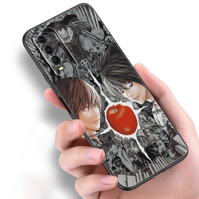 Силиконовый чехол для телефона с аниме Манга Death Note Ryuk для Xiaomi Redmi Note 11 10 9 8 Pro 11T 10T 10S 9S 8T 9 9A 9C 9T, черный чехол