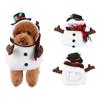 Dog Cosplay Costumes Standing Snowman Funny Winter Party Dressing Up Dog Coat