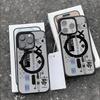 Магнитный чехол для телефона для iPhone 11 12 17 14 15 Pro Max 15 14 16 Pro13 14 15 16 Противоударный чехол Магнитное кольцо Mag-Safe Задняя крышка