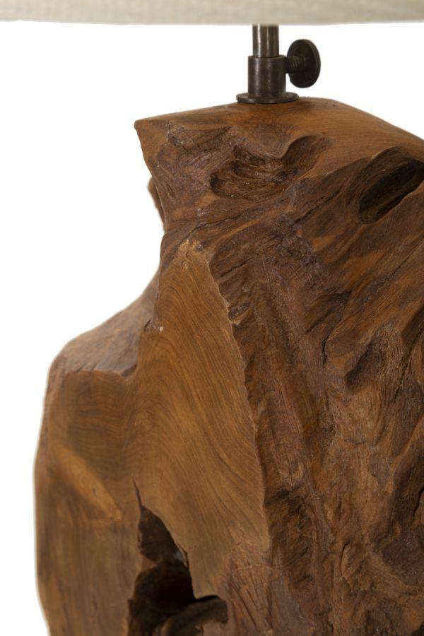 Lampada Teak Da Tavolo Kepala Cm Ø 35X69
