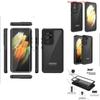 Водонепроницаемый защитный чехол для Samsung Galaxy S21 Ultra с функциями ударопрочности и защиты от падений для активного отдыха