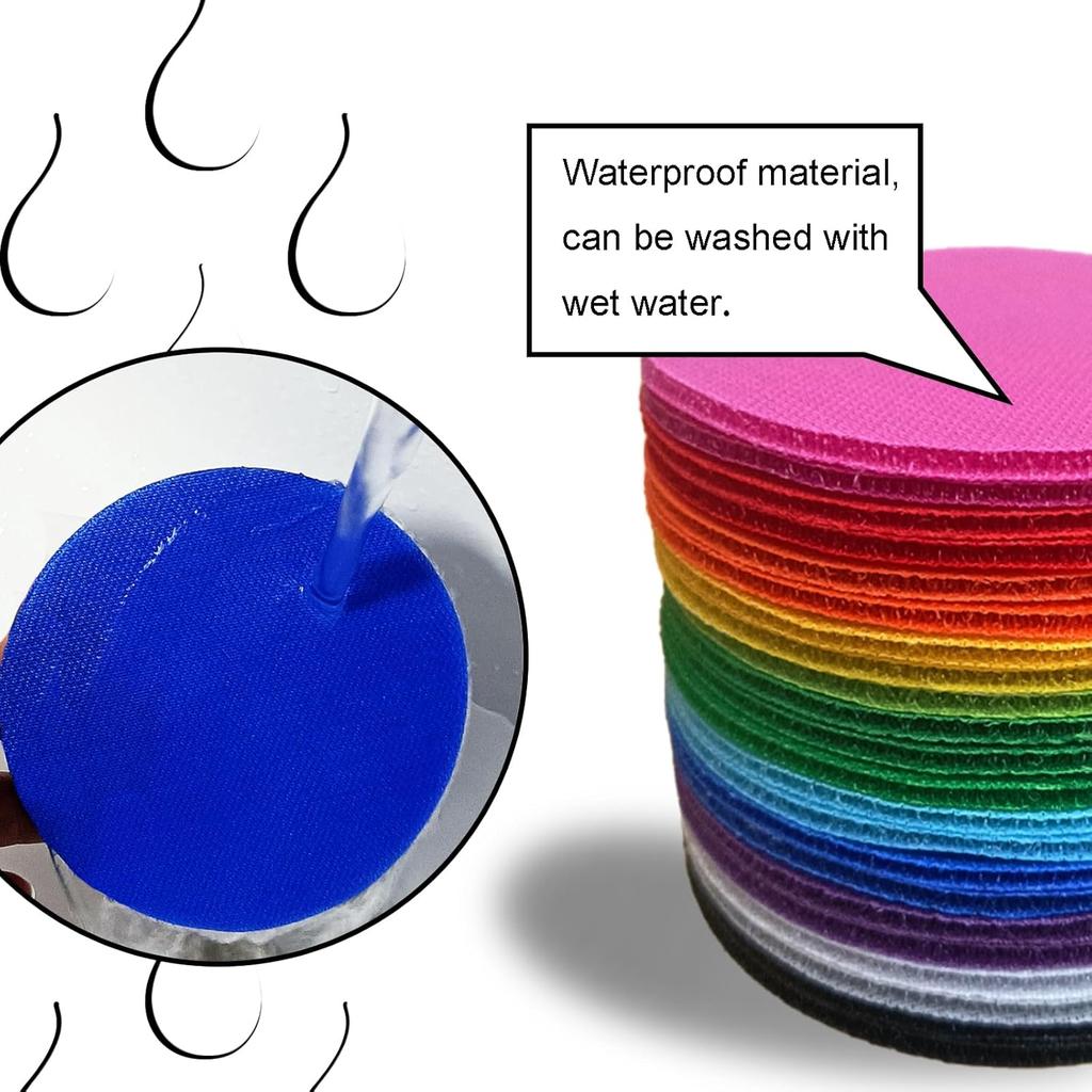 30PCS Carpet Spot Markers Carpet Spot for Classroom Carpet Floors 4 Inch Dot Marker Color Floor Dots, Classroom Decoration, Flexible Seating,