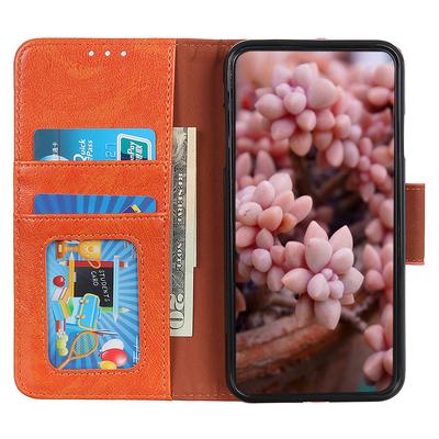 Чехол для Motorola Edge 50 5G, кошелек из разделенной кожи с текстурой наппа, чехол для телефона