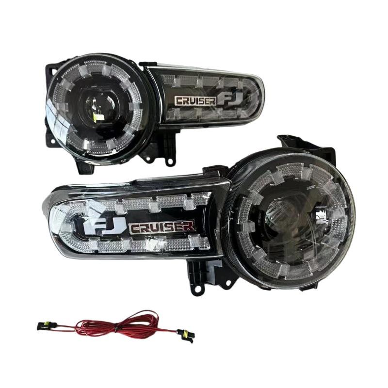 Compatible LED Daytime Running & Flowing Turn Signal Lights for 07-22 Toyota FJ Cruiser Headlights