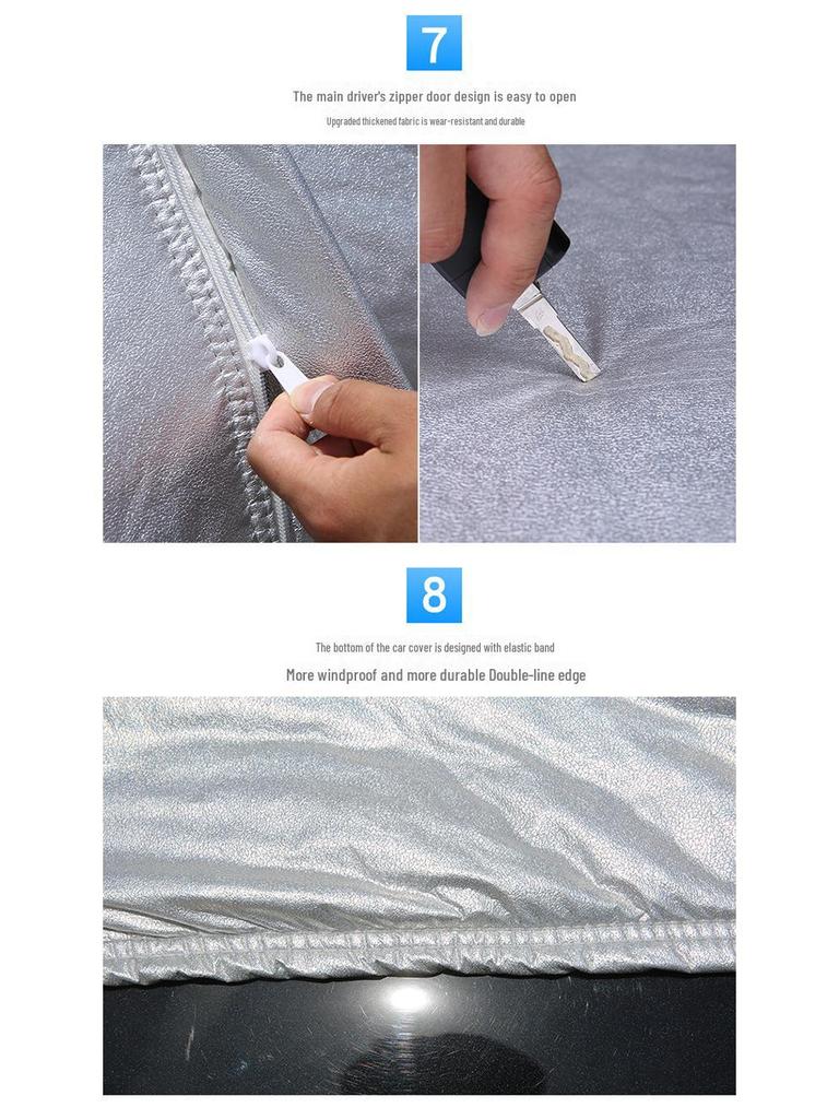 Thickened Anti-Hail Car Cover for Great Wall Tengyi C30 and C20R - Sunscreen Protection