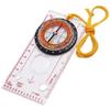 Scale Map Compass For Travel Outdoor Survival Hiking Guide Camping Measure Ruler Mini Lanyard Compass