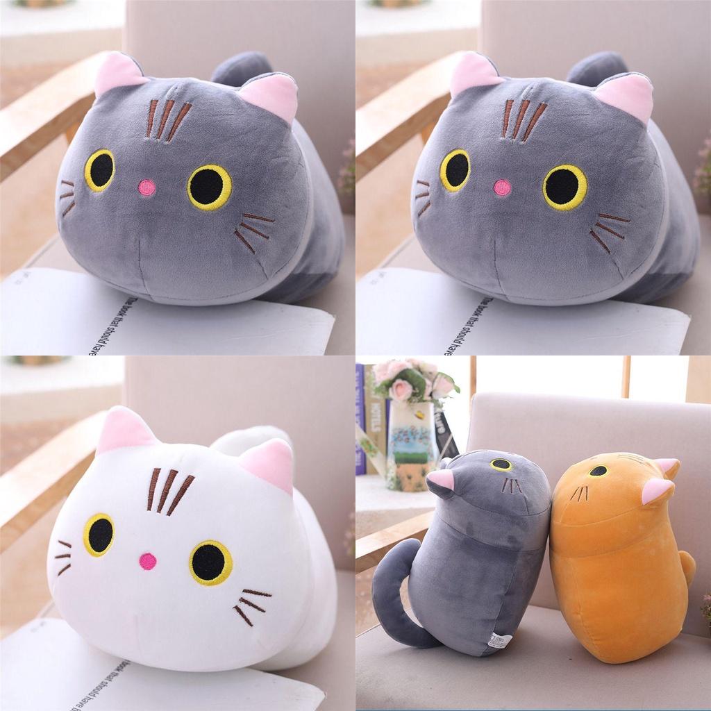 Cute And Soft Cartoon Plush Toy Cat Pillow Perfect For Kids And Home Decor