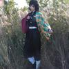 Аниме Kimetsu No Yaiba Tomioka Giyuu аксессуары для костюмов для косплея Pak Uniformen Kostuums Pruik Kind Volwassen Feest Cadeau
