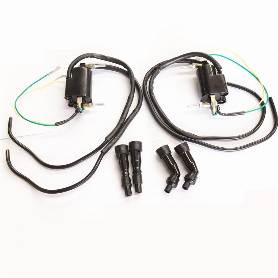 Комплект катушек зажигания 12 Вольт 12В для Kawasaki KZ Suzuki GS Honda CB 650 750 900