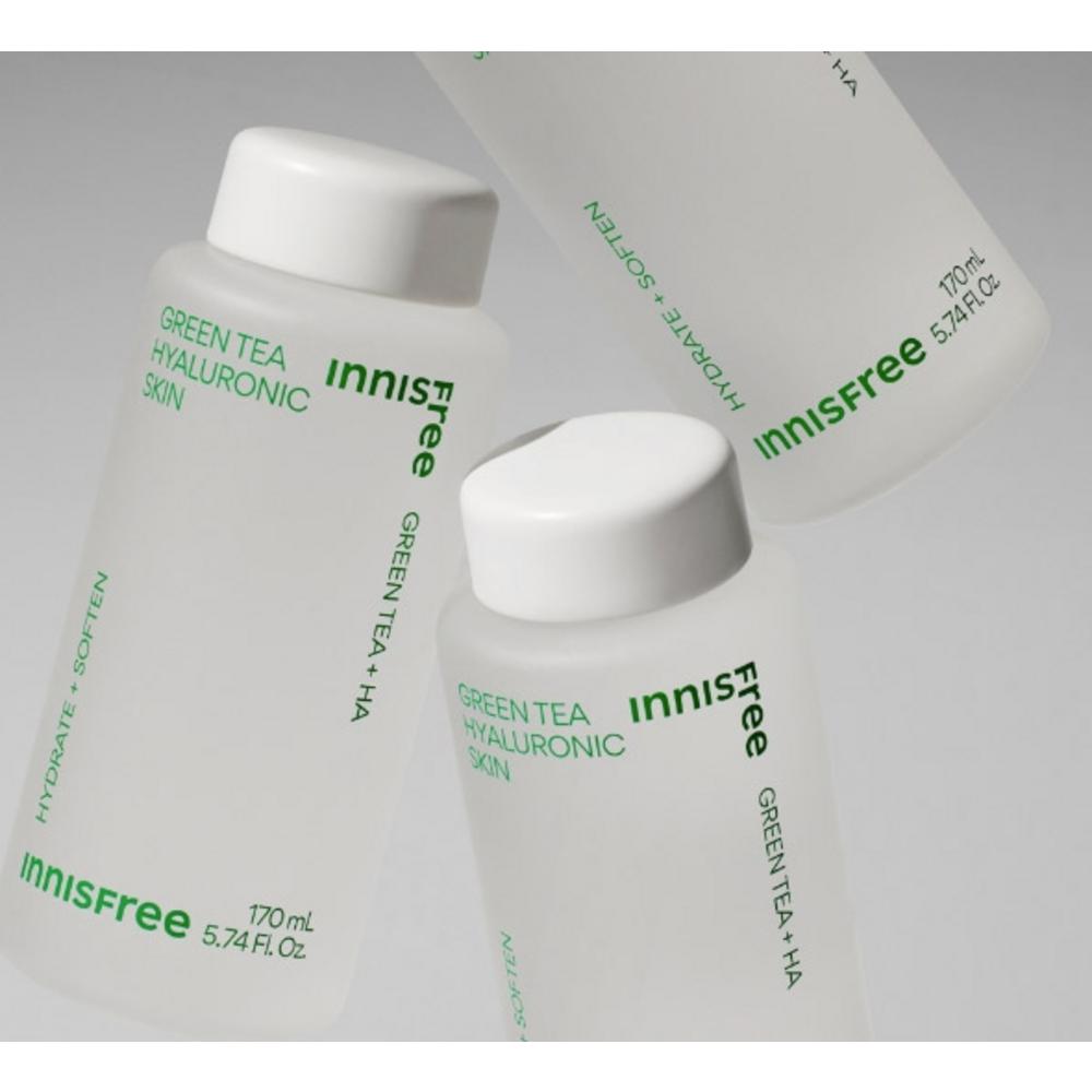 Innisfree New Green Tea Hyaluronic Acid Skin, 170ml, 1 Unit
