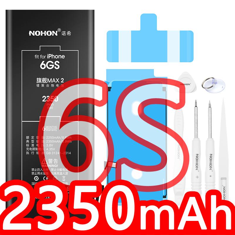 Battery NOHON Replacement Lithuim Polymer High Capacity For Apple iPhone 11Plus 11 XSMAX XS XR X 8 8Plus 7 7Plus 6 6Plus 6S 6SPlus SE2
