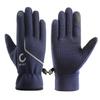 Теплые перчатки для мужчин и женщин для велоспорта, брызгозащитные, ветрозащитные и нескользящие, флис, сенсорный экран