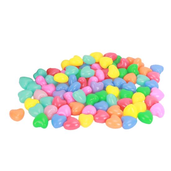 100Pcs Baby Ball Pits Flexible Colorful Pentagram/Heart Ocean Ball Practice Grip Emotional Comfort BPA