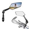 Bicycle Bike Cycling Handlebar Rear View Rearview Mirror Rectangle Back