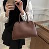 Red Color Large Size Women Handbags Retro Pure Color Shoulder Shopper Tote Bag Luxury Designer Handbags KTY