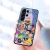 Чехол для телефона Teen Titans Go для Samsung S26 S25 S24 FE S23 S22 S21 Plus S20 Ultra Note20Ultra Черная стеклянная крышка