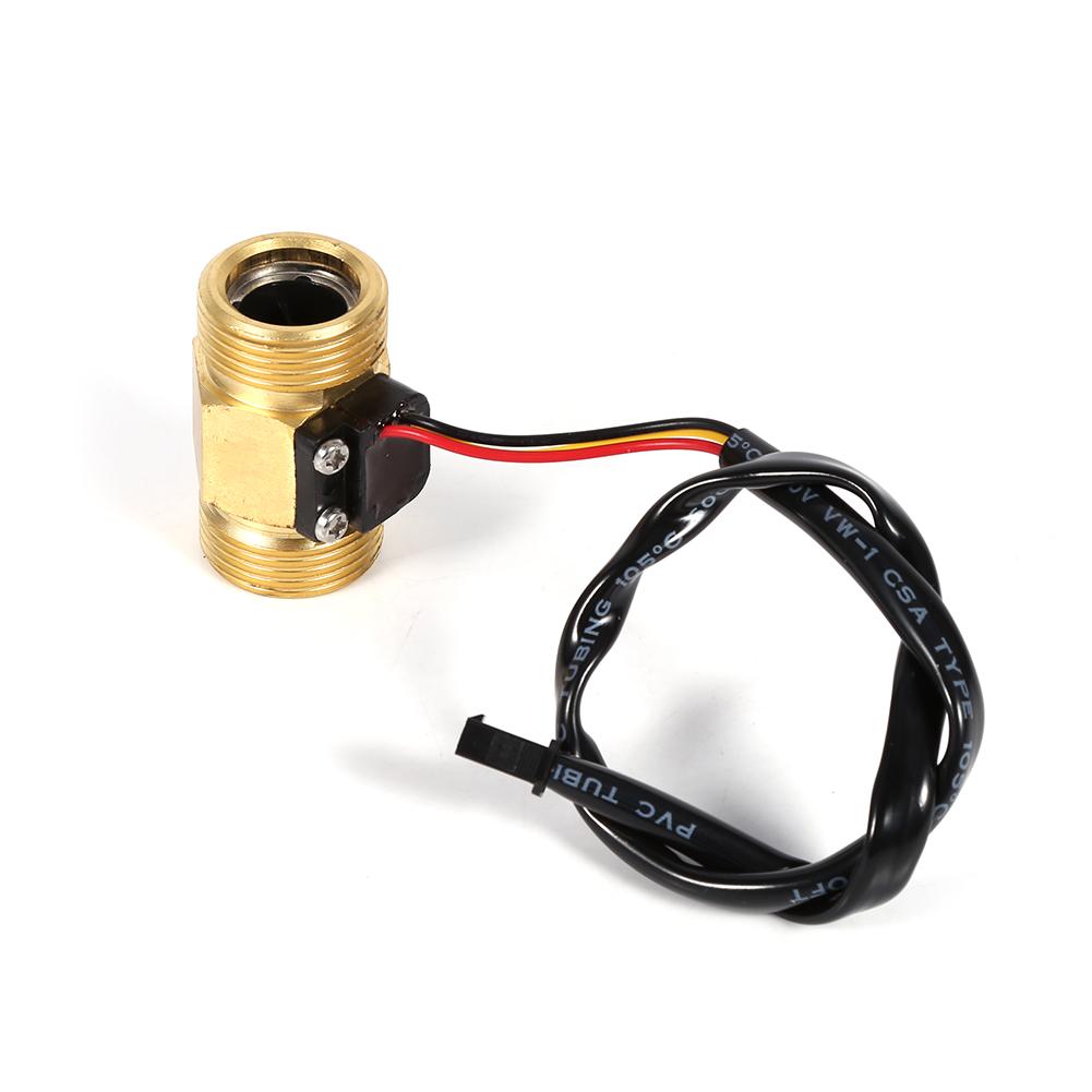1 шт. новый Full Cooper G3/4 "DN20 мм нить Холла эффект датчика потока жидкой воды переключатель 2-45 л/мин