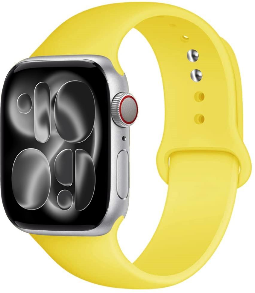 Силиконовый ремешок Для Apple Watch 11 band 44mm 40mm 49mm 45mm 41mm 38 46mm 42mm correa bracelet iWatch series 9 8 7 6 SE ultra 2 3