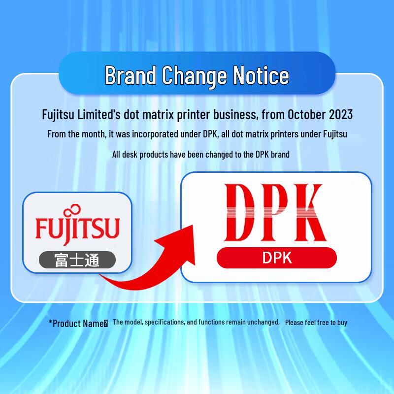 DPK 760K 82-Column 24-Pin USB Dot Matrix Printer CN plug (adapter included)