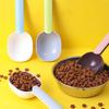 Dog Food Scoop Multifunctional Pet Feeding Spoon with Sealing Clip Grade Plastic Cat Food Dedicated Measuring Spoon