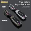 Alloy Car Key Cover Case For Ford Focus 3 4 ST Mondeo MK3 MK4 Fiesta Fusion Kuga 2013 2014 2015 2017 2018 Remote Protect Shell