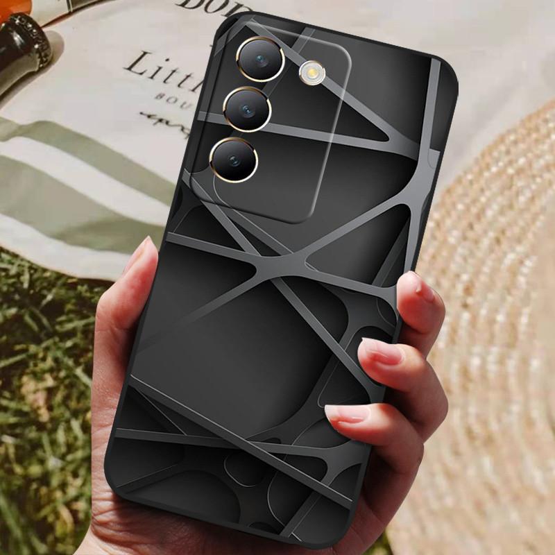Для чехла Vivo V40 SE Роскошные Милые TPU Мягкие Силиконовые Чехлы для Телефона для Vivo V40 SE 5G Защитные Оболочки Бамперы Para Vivo V40SE Capa