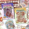 Decompression 3D Landscape Sticker Visual Stacking DIY Cabin Scene Sticker  Children Gift