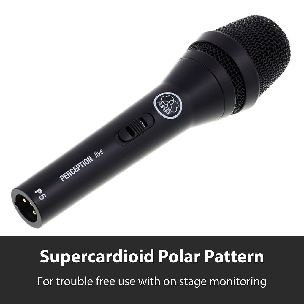 AKG Akage Vocal Super Cardioid Microphone P5 S with Switch []