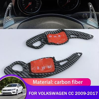 Подрулевые переключатели для Volkswagen VW Passat CC 2010 2011 2012 2013 2014 2015 2016 2017, автомобильные рулевые колеса из углеродного волокна