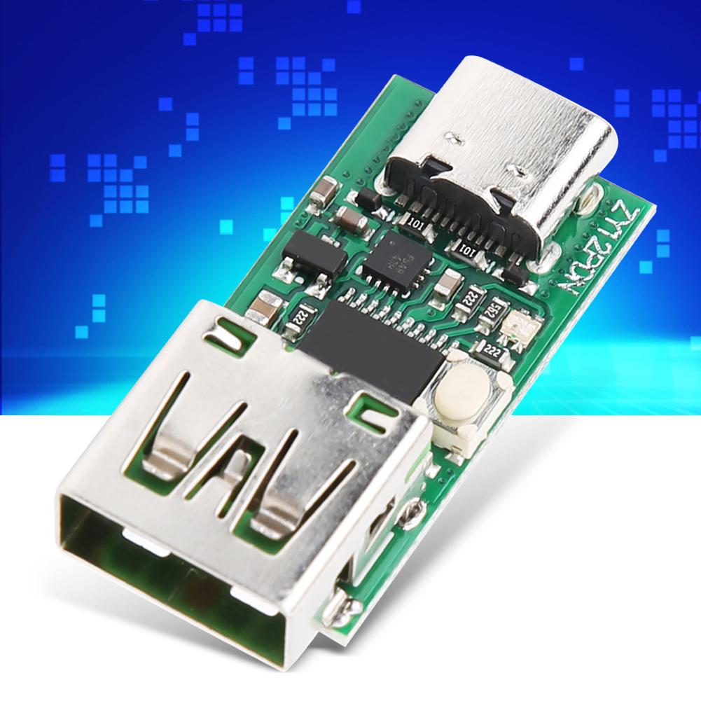 ZY12PDN USB‑C PD2.0 3.0 к DC USB Модуль 3‑20В 100Вт Приманка Быстрая Зарядка Триггер Детектор Опроса