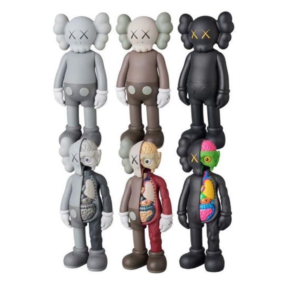 Kaws Companion Flayed Open Dissected Bff 8" ПВХ Фигурка Украшение Склад в США Новый