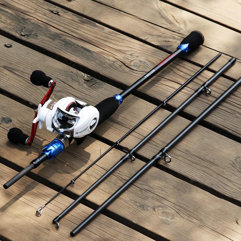 Комбинированная катушка для удочки, карбоновая удочка и катушка для наживки, набор для ловли пресноводного окуня