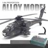 Модель вооруженного вертолета Apache Акустооптическая Модель военного самолета Игрушка Украшение Подарок FJ16